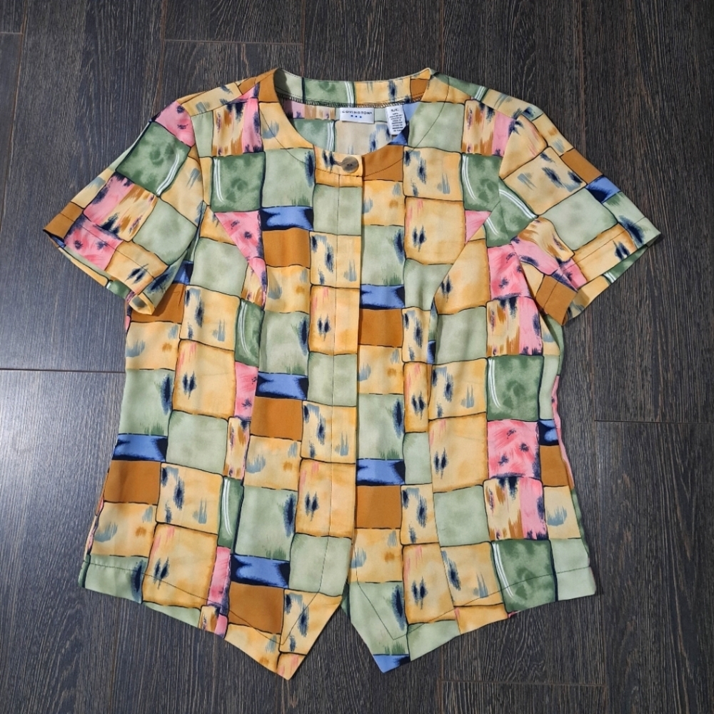 Vintage Covington Pastel Checkered Shirt